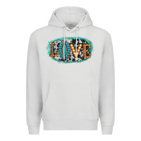 Dove Grey love western Premium Hoodie - AdoDesignShop