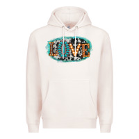 Pale Pink love western Premium Hoodie - AdoDesignShop