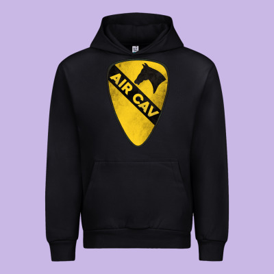 1st Cavalry Division Air Cav Urban Hoodie Designed By Jasminsmagicworld