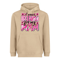 Mushroom i wear pink for my mom Heavyweight Hoodie - Zillion Design Studio