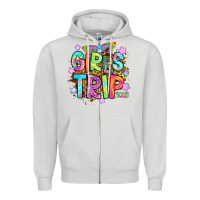 Dove Grey girls trip 2023 Zipper Hoodie - RanaPortraitStore