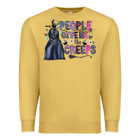 Antique Gold people give me the creeps Premium Sweatshirt - CowhideDigitalArt