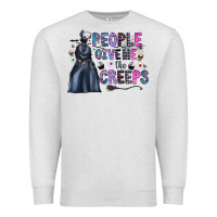 Oatmeal Heather people give me the creeps Premium Sweatshirt - CowhideDigitalArt