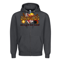 Smoke diamonds are a girls best friends Zipper Hoodie - RanaPortraitStore