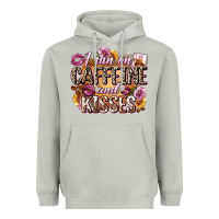 Moon Dust i run on caffeine and kisses Heavyweight Hoodie - Zillion Design Studio