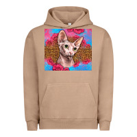 Pigment Burro Western Sphynx Cat Urban Hoodie - LillyAllenDesigns