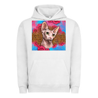 Pigment Lunar Rock Western Sphynx Cat Urban Hoodie - LillyAllenDesigns