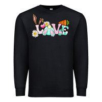 Black Love Easter bunny Easter Day Premium Sweatshirt - CowGirlArtShop