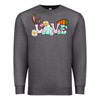 Charcoal Heather Love Easter bunny Easter Day Premium Sweatshirt - CowGirlArtShop
