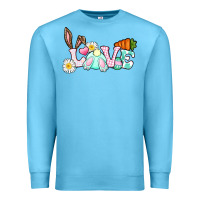 Ocean Blue Love Easter bunny Easter Day Premium Sweatshirt - CowGirlArtShop