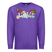 Purple Love Easter bunny Easter Day Premium Sweatshirt - CowGirlArtShop