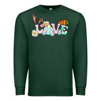 Sports Green Love Easter bunny Easter Day Premium Sweatshirt - CowGirlArtShop