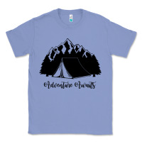 Colony Blue Adventure Camping Classic Tee - Unal Design