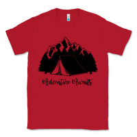 Red Adventure Camping Classic Tee - Unal Design