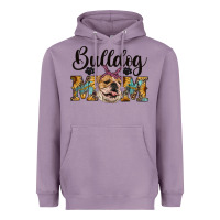 Lavender western bulldog mom Heavyweight Hoodie - RanaPortraitStore