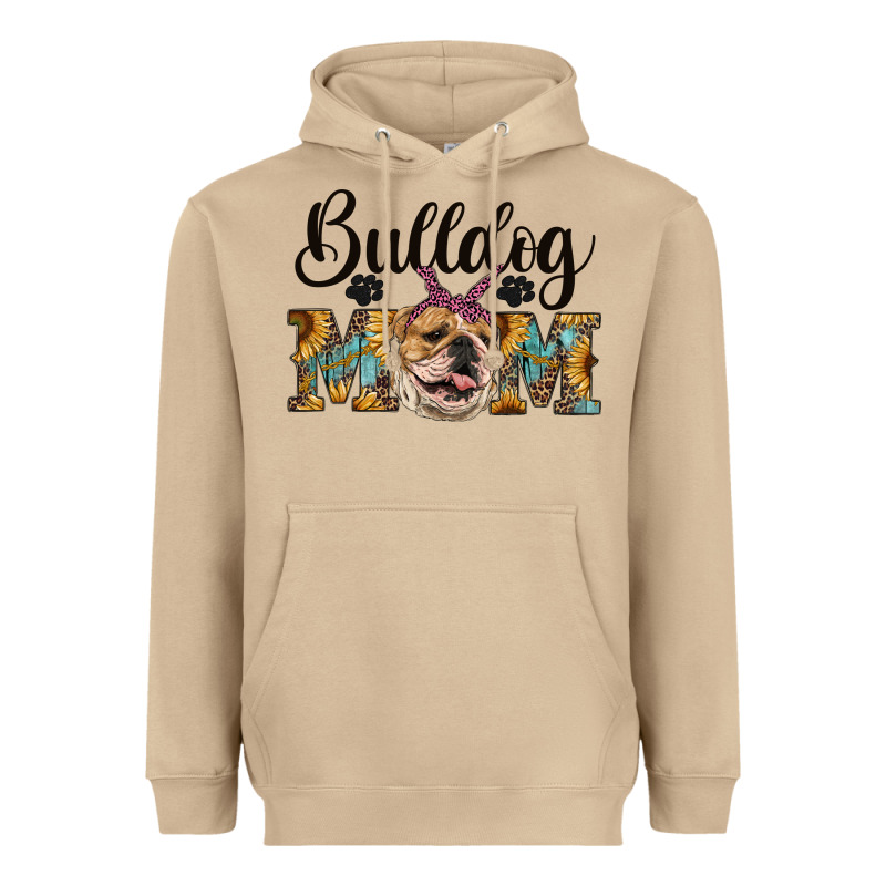 Western Bulldog Mom Heavyweight Hoodie by RanaPortraitStore | Teevron