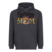 Smoke western bulldog mom Heavyweight Hoodie - RanaPortraitStore