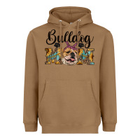 Toasted Coconut western bulldog mom Heavyweight Hoodie - RanaPortraitStore