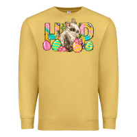 Antique Gold Hop Rabbit Easter Premium Sweatshirt - Neo Western