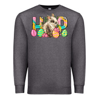 Charcoal Heather Hop Rabbit Easter Premium Sweatshirt - Neo Western