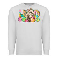 Dove Grey Hop Rabbit Easter Premium Sweatshirt - Neo Western