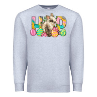 Heather Grey Hop Rabbit Easter Premium Sweatshirt - Neo Western