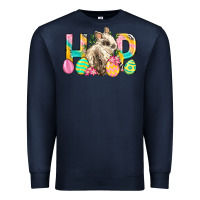 Navy Hop Rabbit Easter Premium Sweatshirt - Neo Western