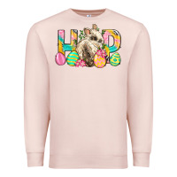 Pale Pink Hop Rabbit Easter Premium Sweatshirt - Neo Western