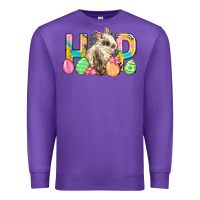 Purple Hop Rabbit Easter Premium Sweatshirt - Neo Western