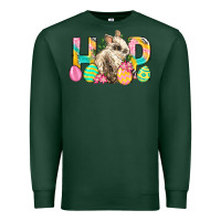 Hop Rabbit Easter Premium Sweatshirt | Teevron