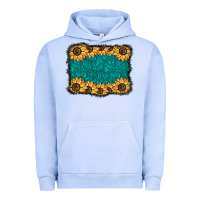 Pigment Grape Ice sunflower background Urban Hoodie - BarkalooDesign