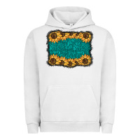 Pigment Lunar Rock sunflower background Urban Hoodie - BarkalooDesign