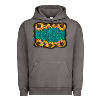 Pigment Tornado sunflower background Urban Hoodie - BarkalooDesign