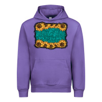 Tulip sunflower background Urban Hoodie - BarkalooDesign