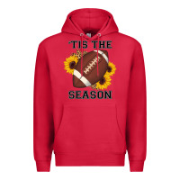 Cardinal tis the season football sunflower Premium Hoodie - AdoDesignShop