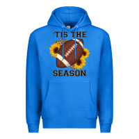 True Royal tis the season football sunflower Premium Hoodie - AdoDesignShop