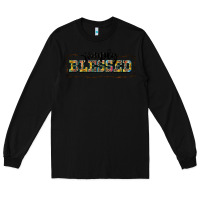 Black simply blessed Long Sleeve Tee - BarkalooDesign
