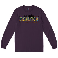 Plum simply blessed Long Sleeve Tee - BarkalooDesign