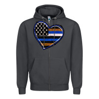 Smoke police heart Zipper Hoodie - RanaPortraitStore