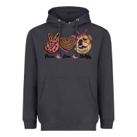 Smoke peace love bulldog Heavyweight Hoodie - RanaPortraitStore