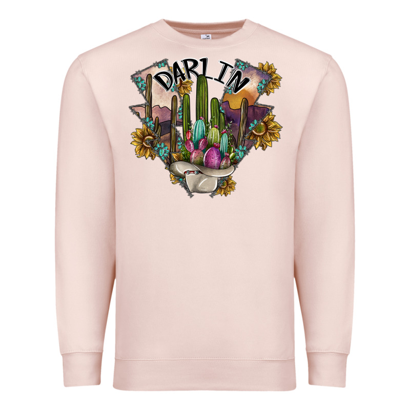Darlin Premium Sweatshirt by SublimationCraftShop | Teevron