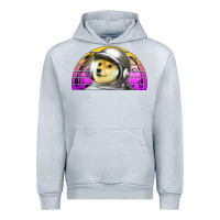 Heather Grey dogecoin to the mars Urban Hoodie - Jasminsmagicworld
