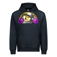 Navy dogecoin to the mars Urban Hoodie - Jasminsmagicworld