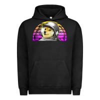 Pigment Black dogecoin to the mars Urban Hoodie - Jasminsmagicworld