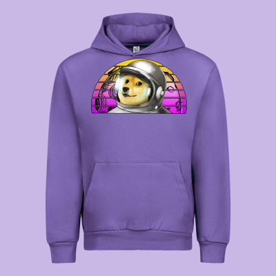 Dogecoin To The Mars Urban Hoodie Designed By Jasminsmagicworld