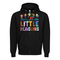 Black i love my job for all the little reason Zipper Hoodie - RanaPortraitStore