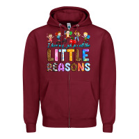 Burgundy i love my job for all the little reason Zipper Hoodie - RanaPortraitStore
