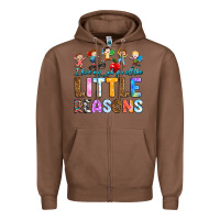 Chestnut i love my job for all the little reason Zipper Hoodie - RanaPortraitStore