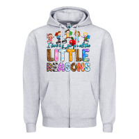 Heather Grey i love my job for all the little reason Zipper Hoodie - RanaPortraitStore