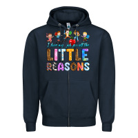 Navy i love my job for all the little reason Zipper Hoodie - RanaPortraitStore
